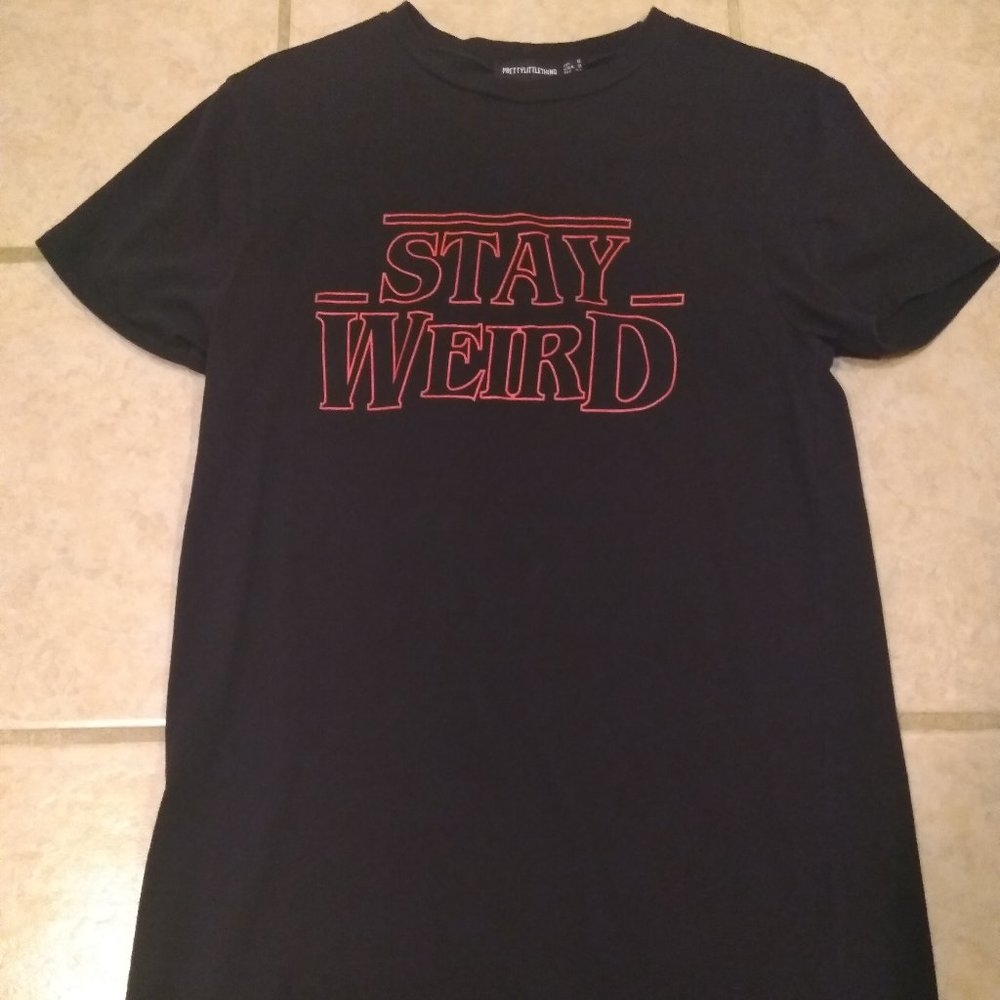 PLT Stay Weird tshirt dress size 2
